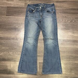 American Eagle Artist Flare Jeans Super Stretch Blue Women’s 8